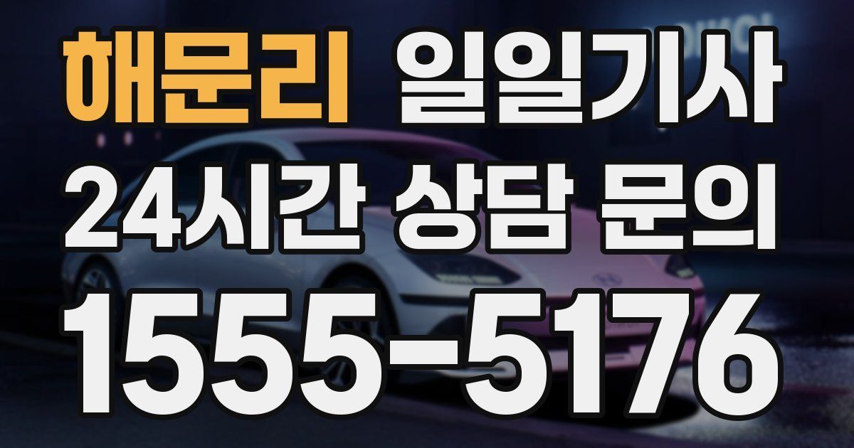 일일대리기사