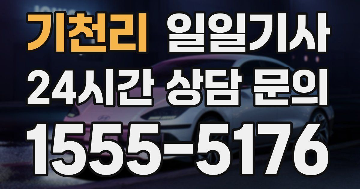 일일대리기사