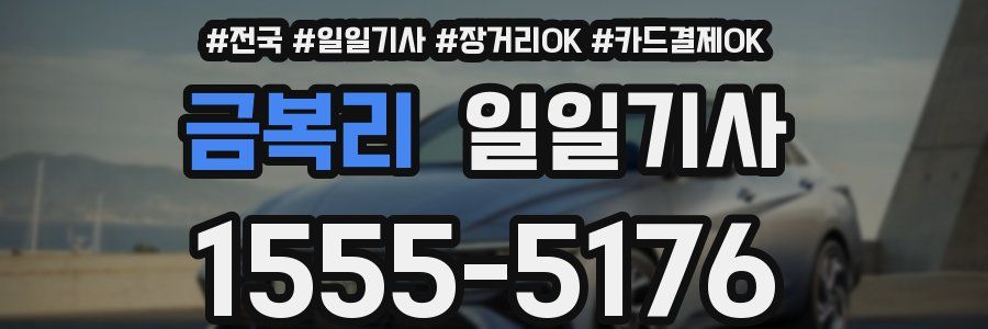 금복리 일일기사