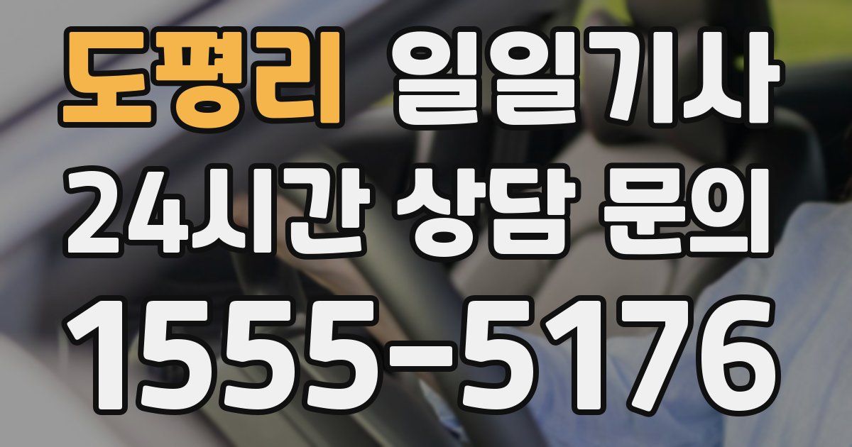 일일대리기사