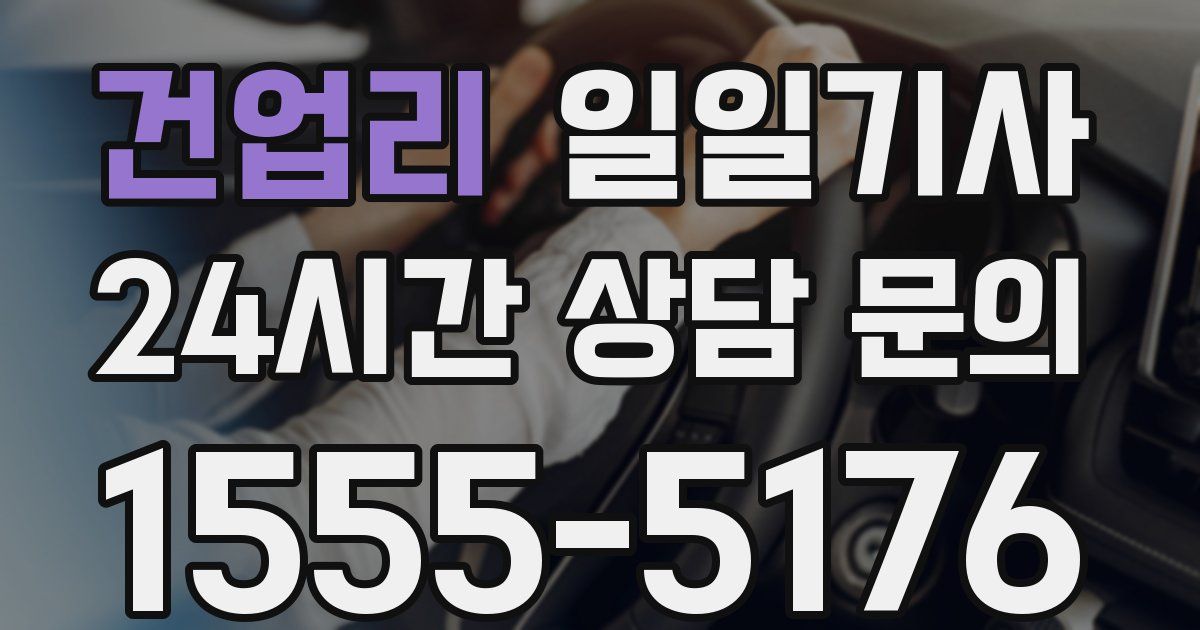 일일대리기사