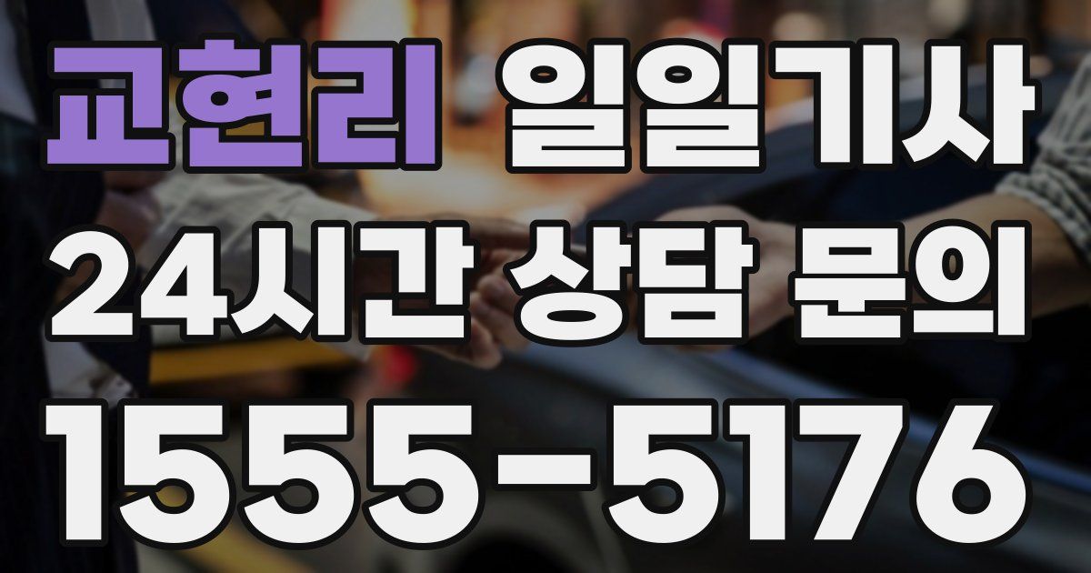 일일대리기사