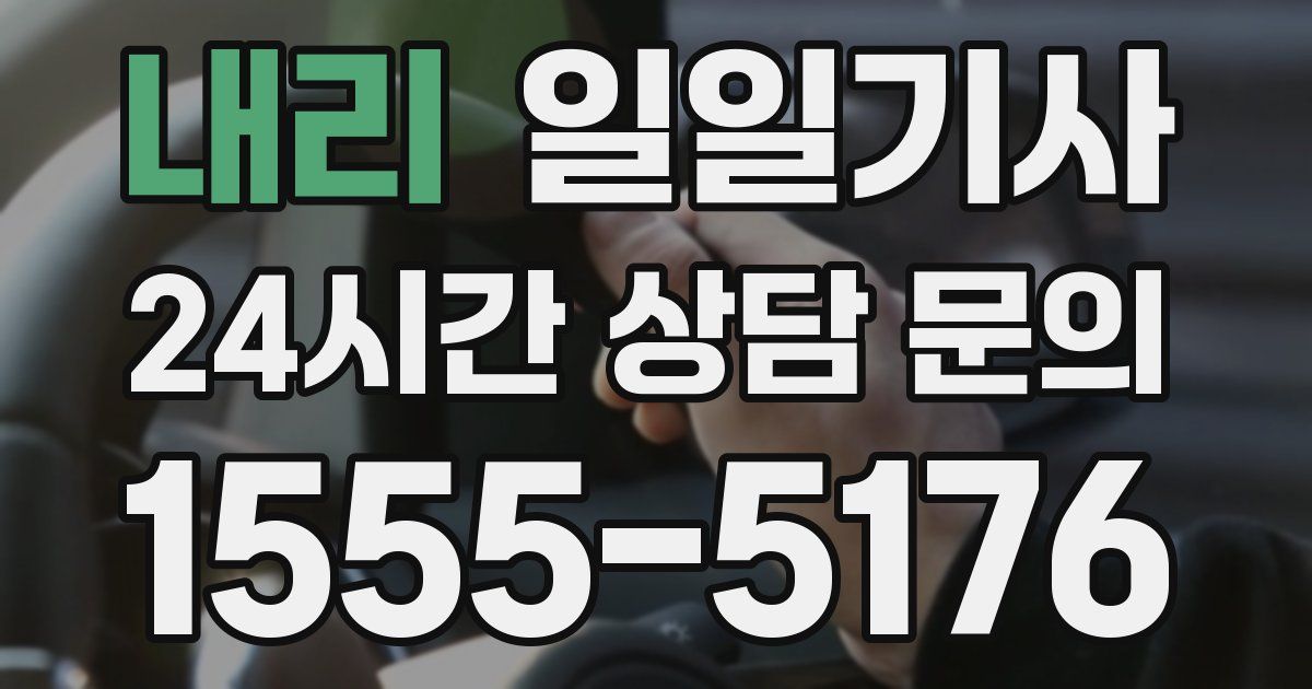 일일대리기사