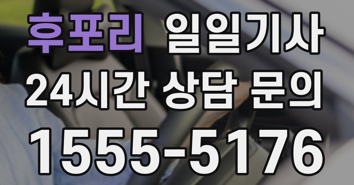일일대리기사
