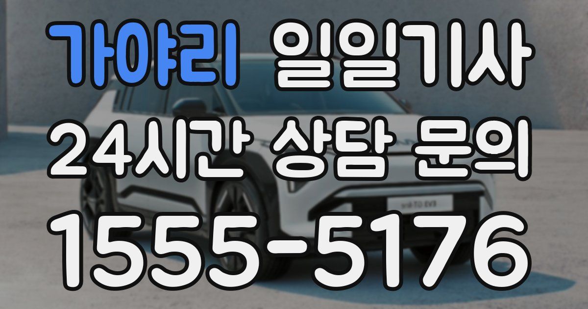 일일대리기사