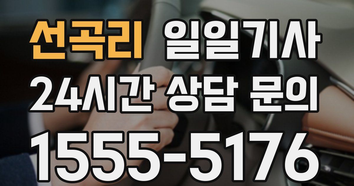 일일대리기사