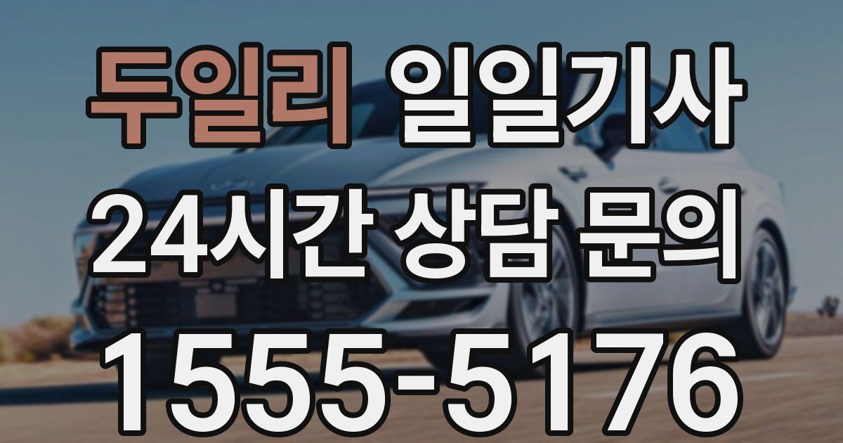 일일대리기사