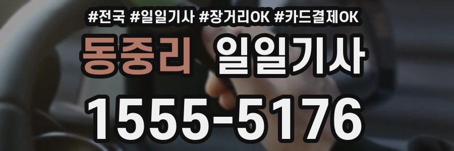 동중리 일일기사