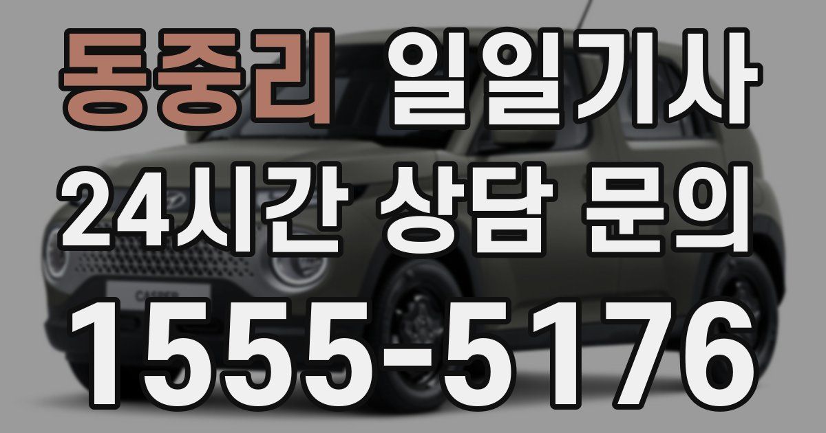 일일대리기사