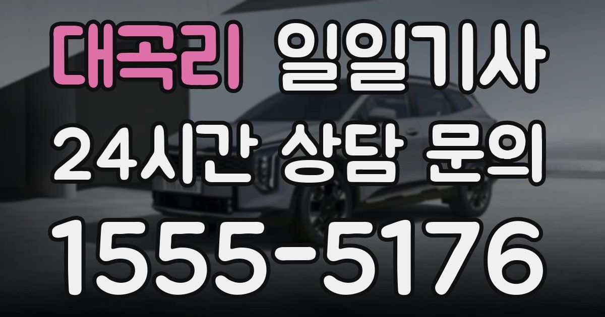 일일대리기사