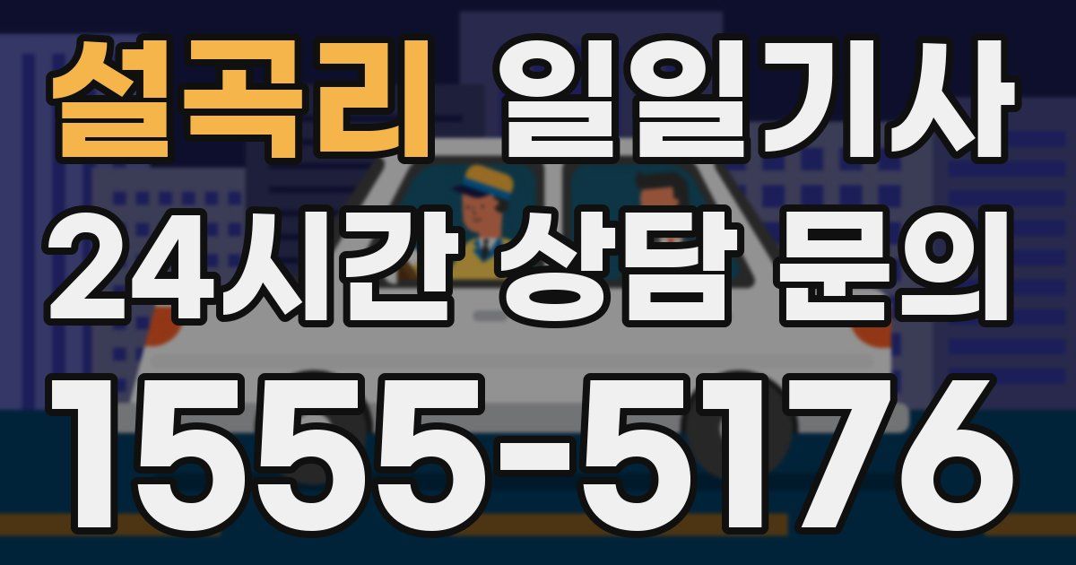 일일대리기사