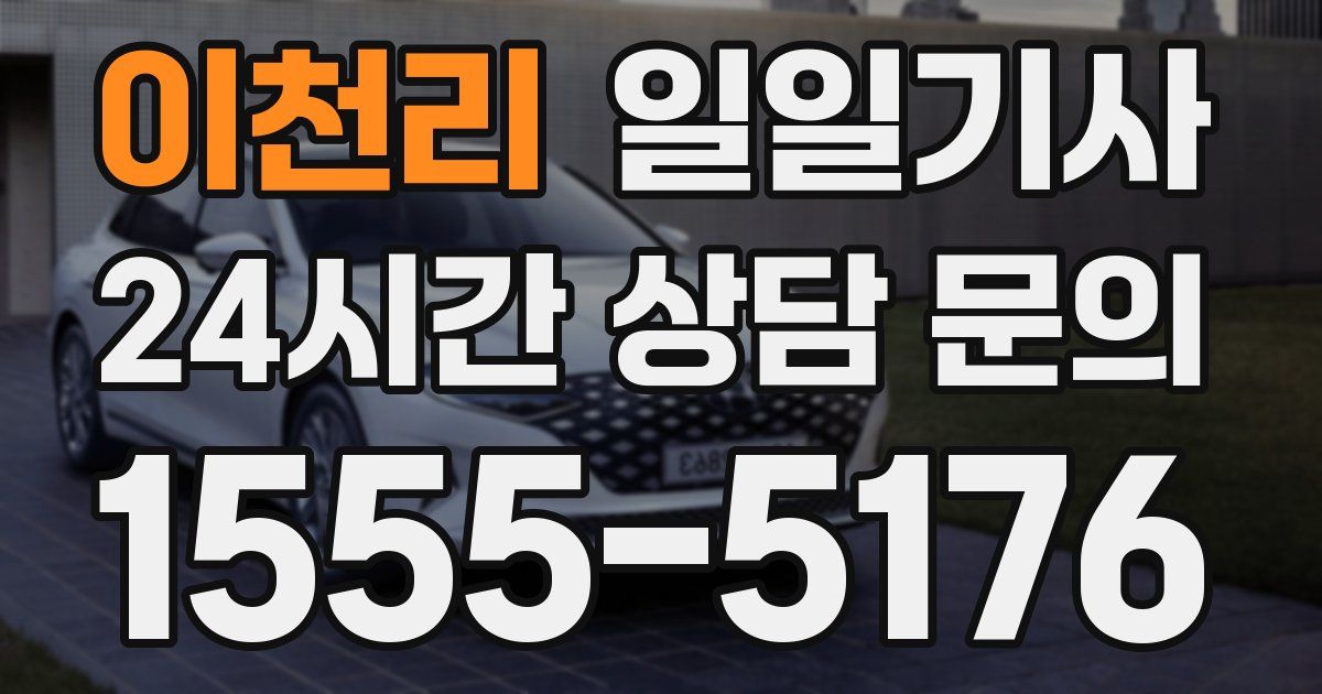 일일대리기사