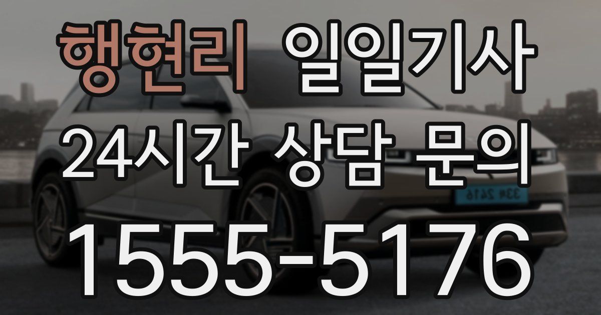 일일대리기사