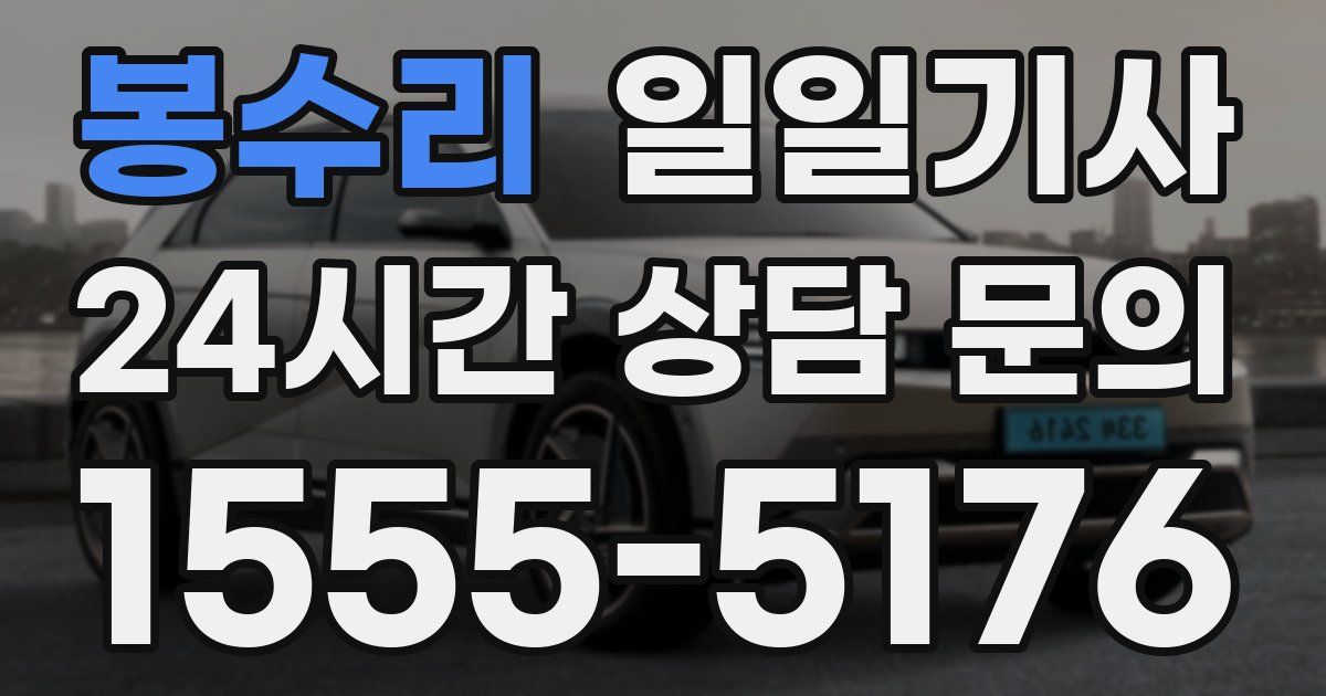 일일대리기사