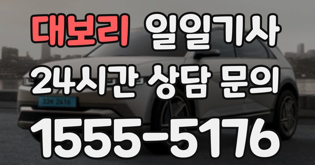 일일대리기사