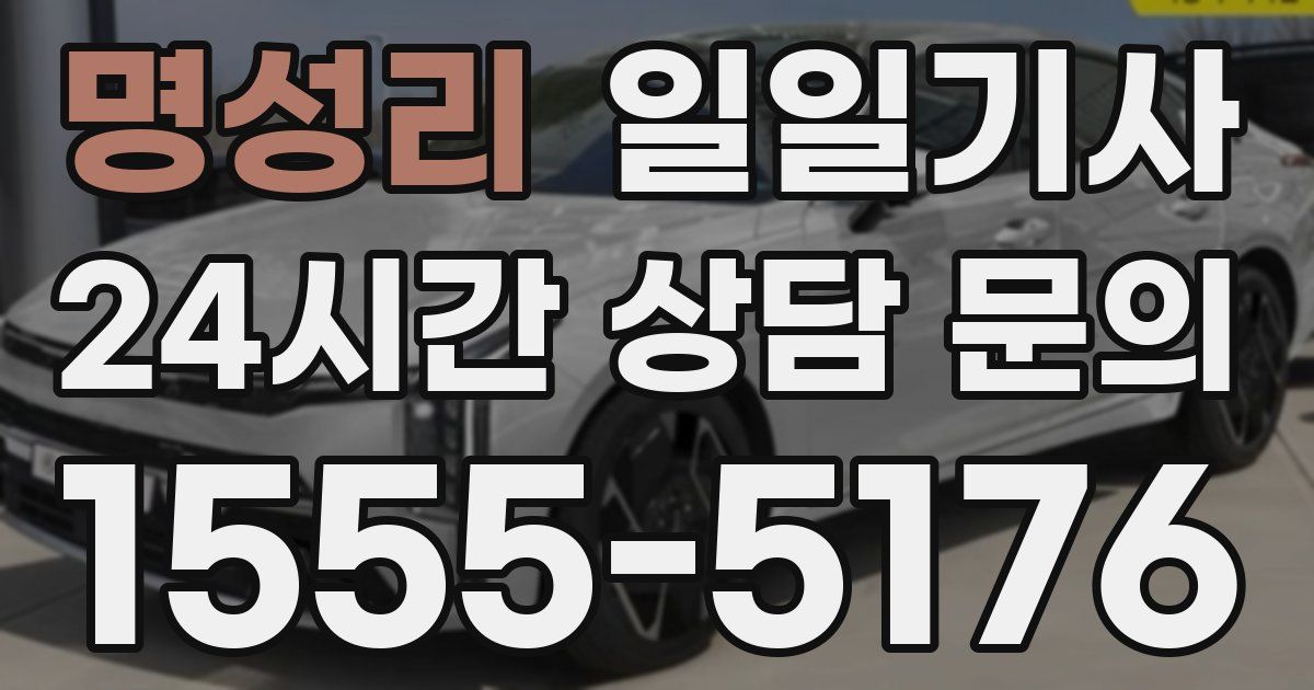 일일대리기사