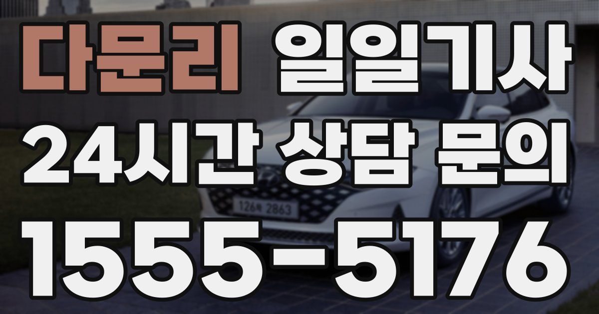 일일대리기사