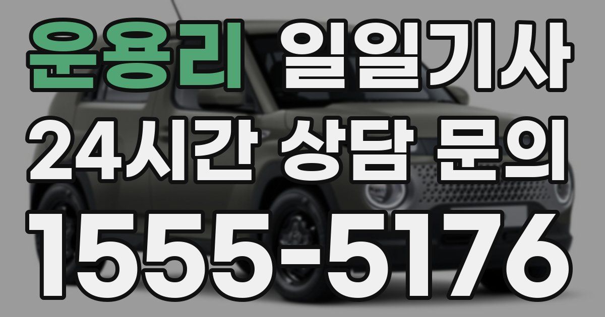 일일대리기사