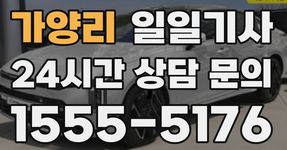 일일대리기사