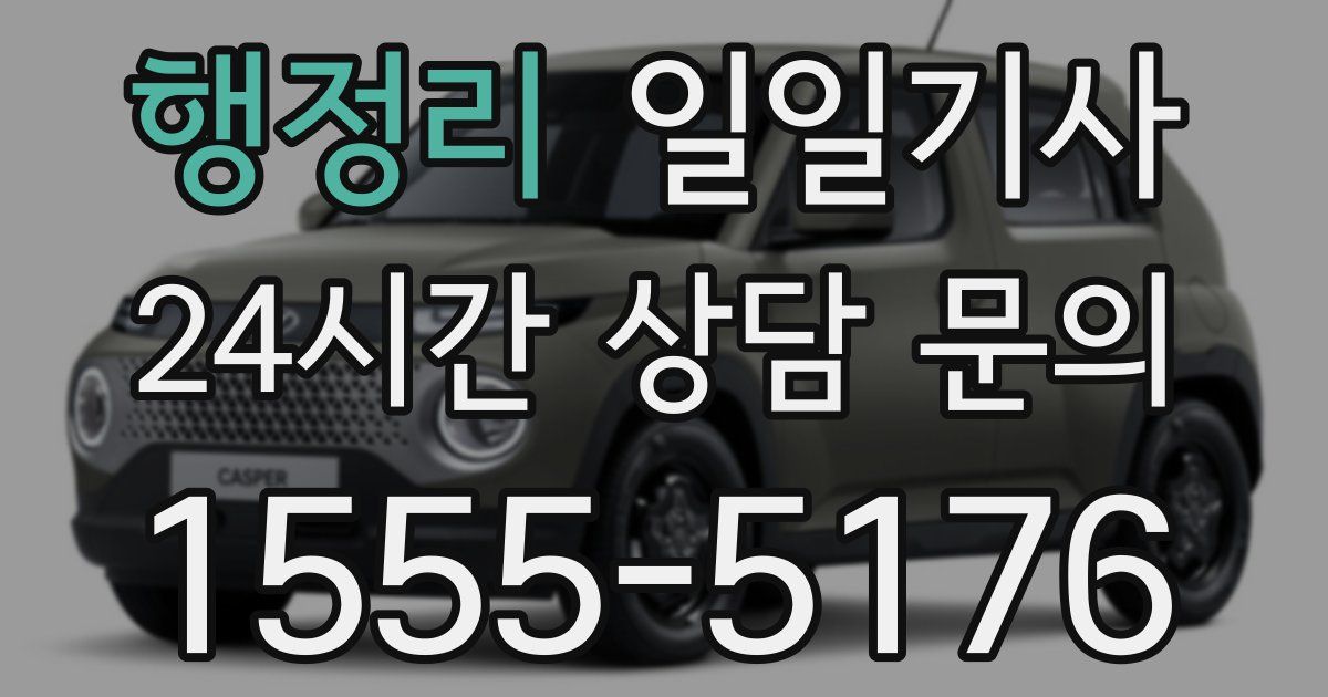 일일대리기사