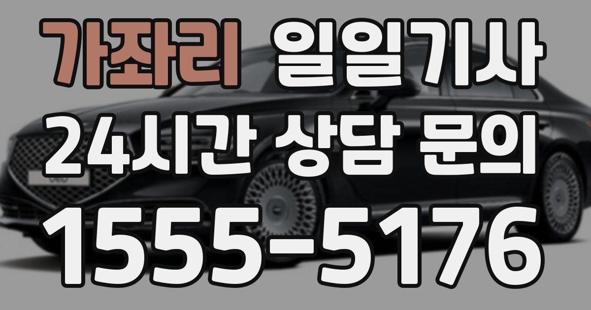 일일대리기사