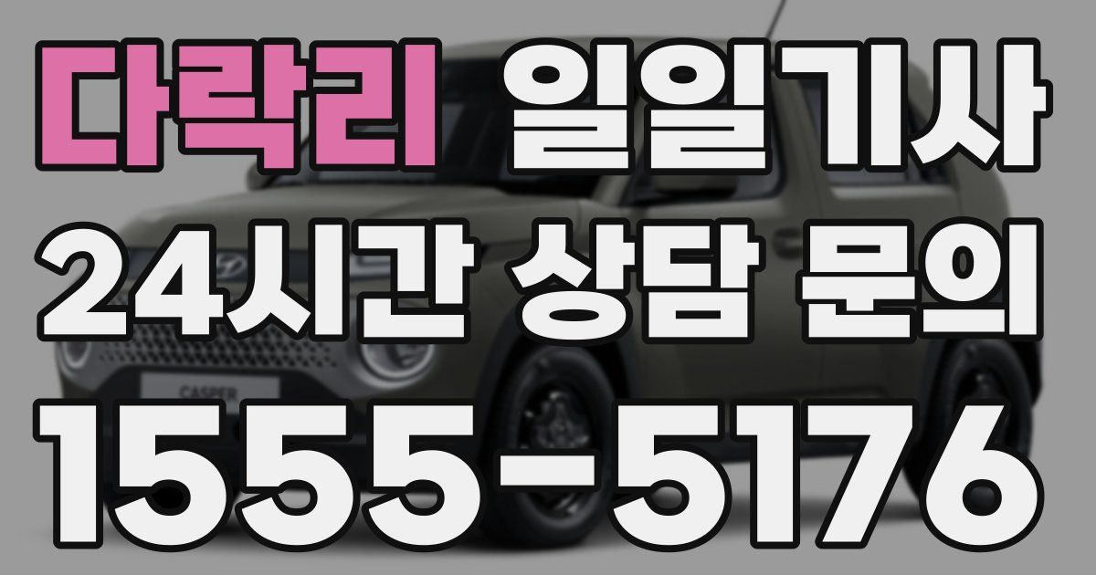 일일대리기사