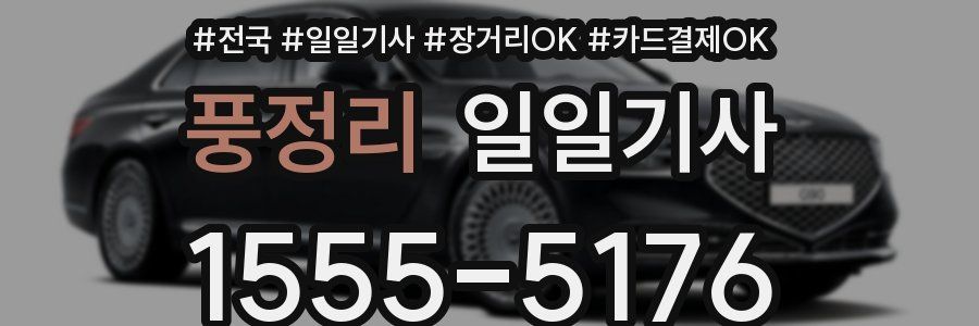 풍정리 일일기사