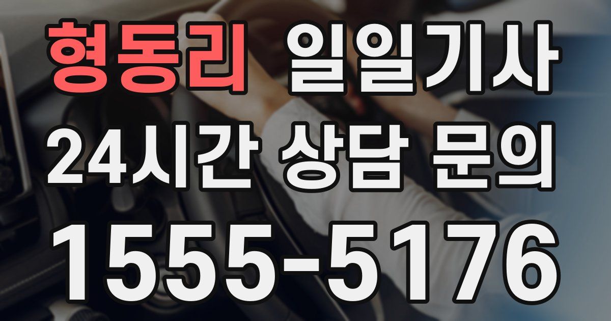 일일대리기사