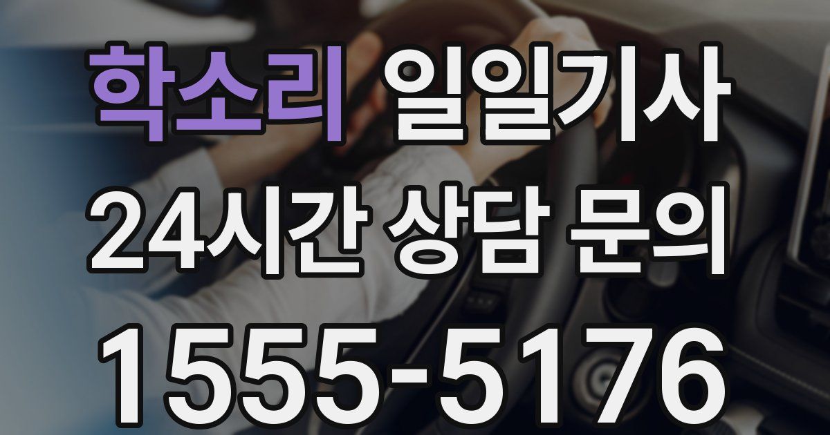 일일대리기사