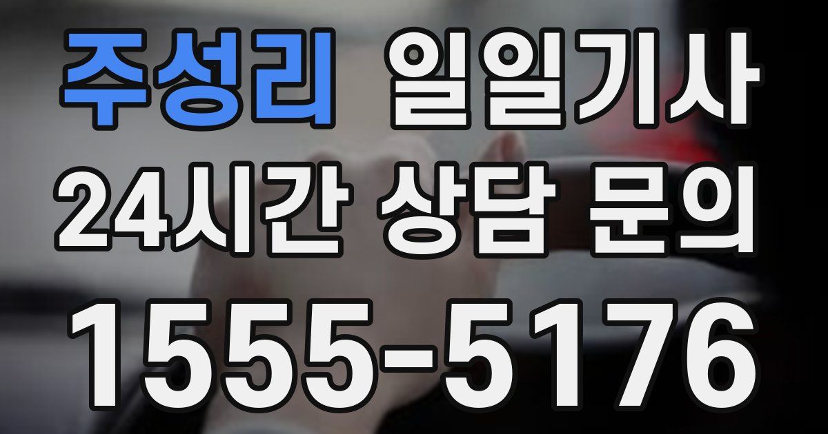 일일대리기사