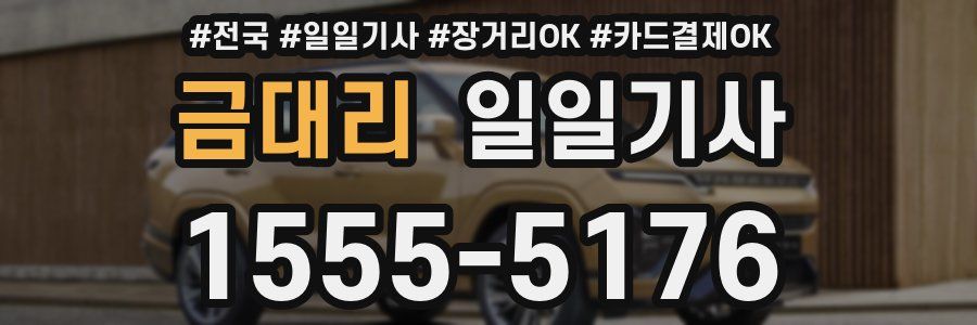 금대리 일일기사