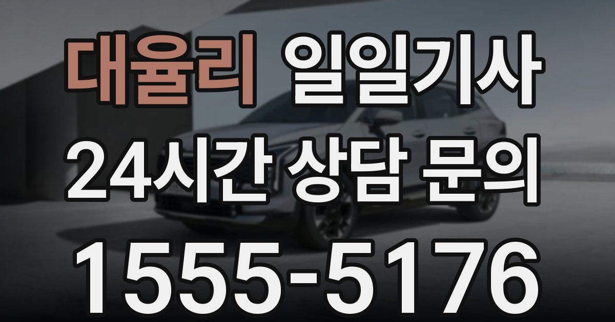 일일대리기사