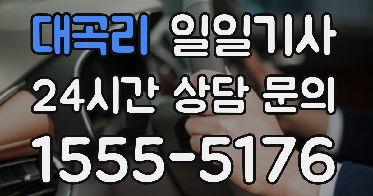 일일대리기사