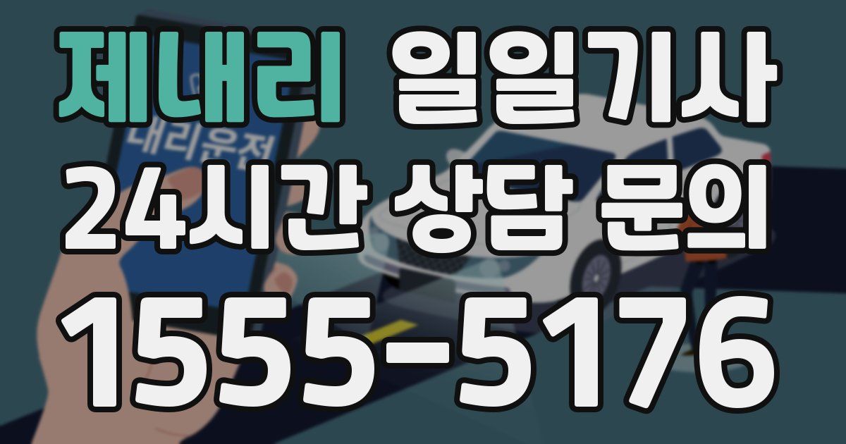일일대리기사