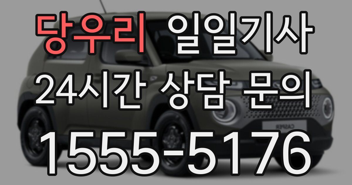 일일대리기사