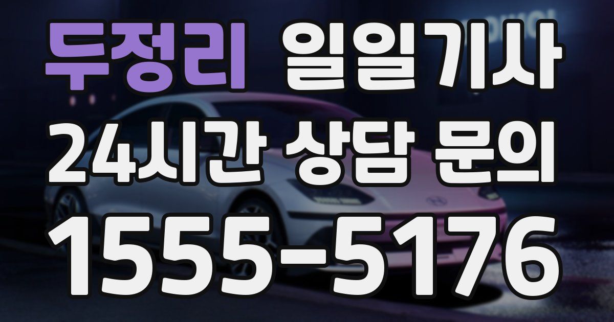 일일대리기사