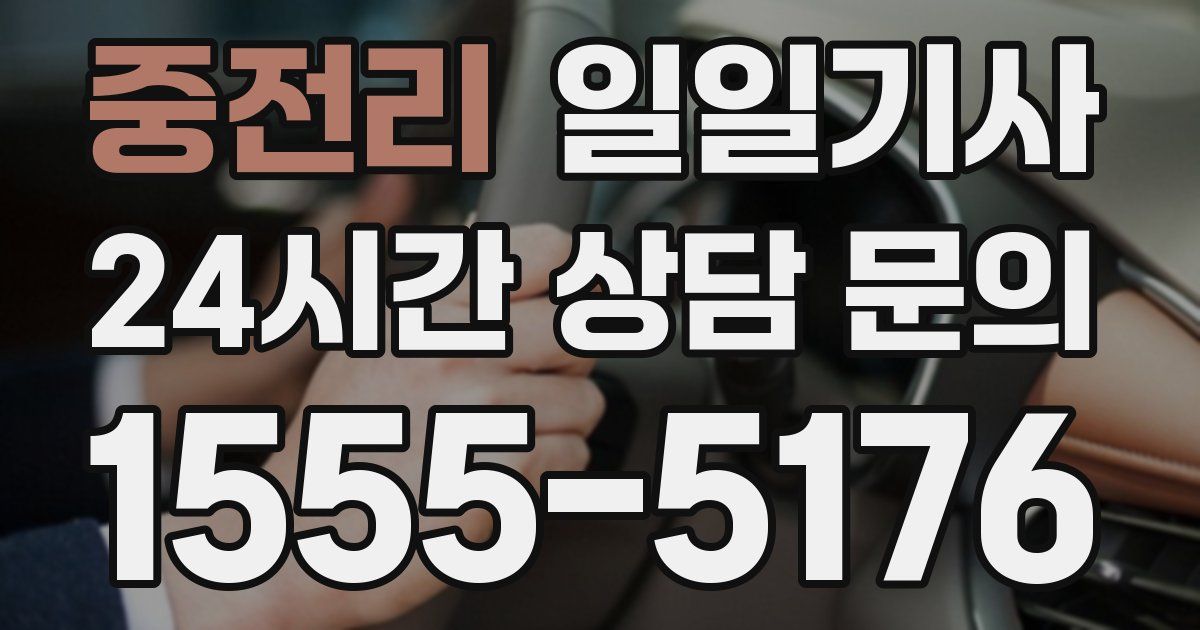 일일대리기사