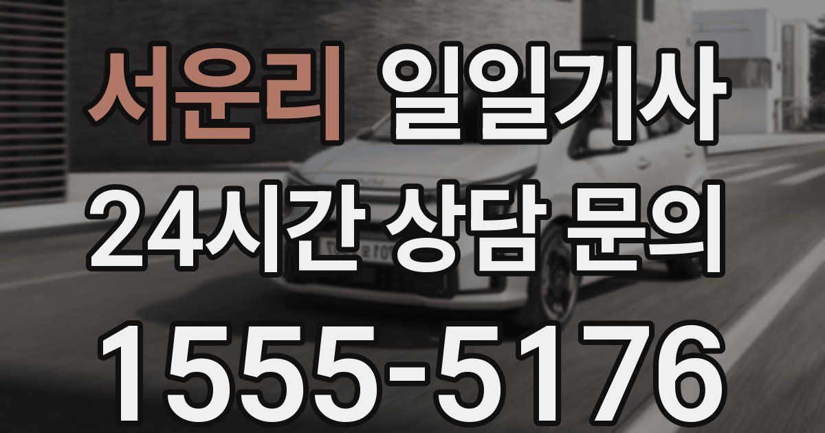 일일대리기사