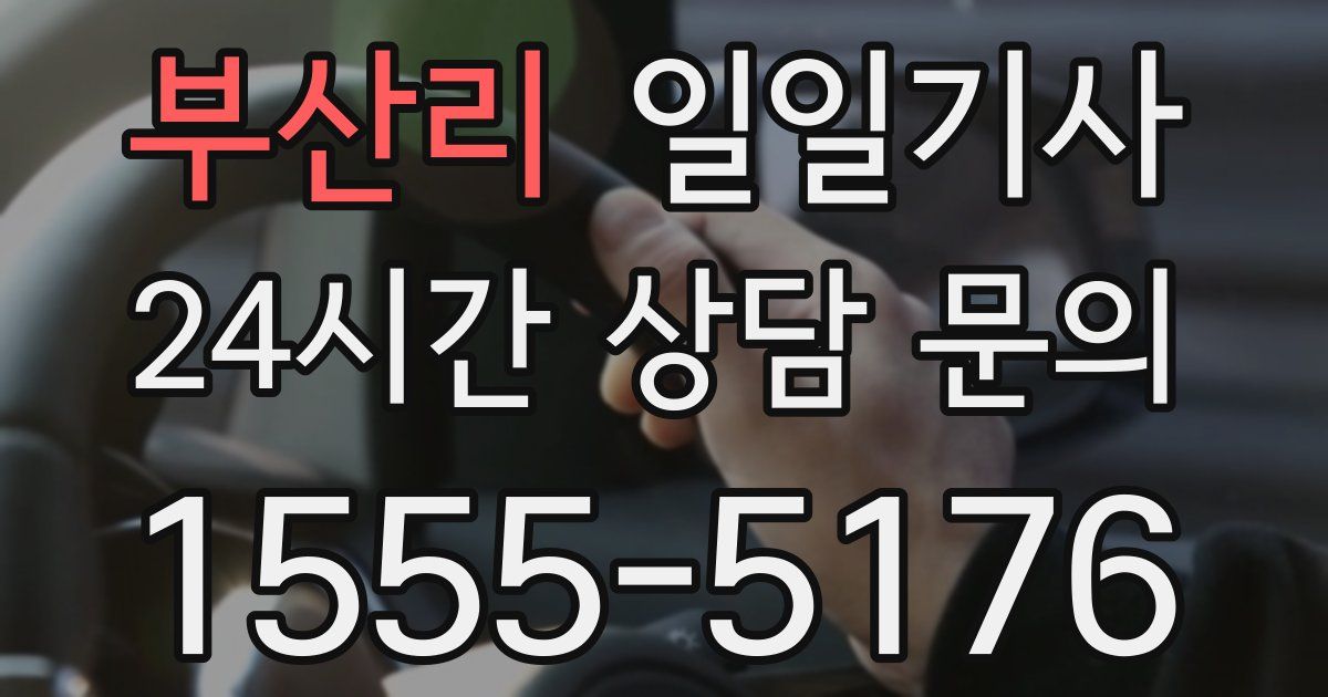 일일대리기사