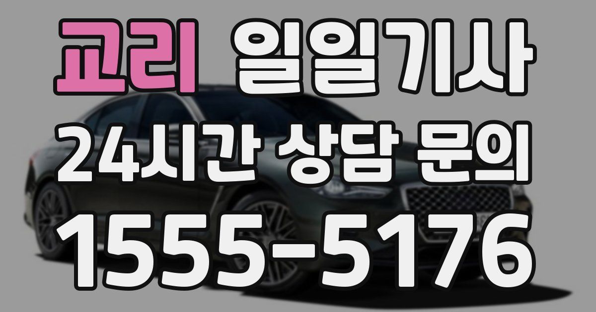일일대리기사