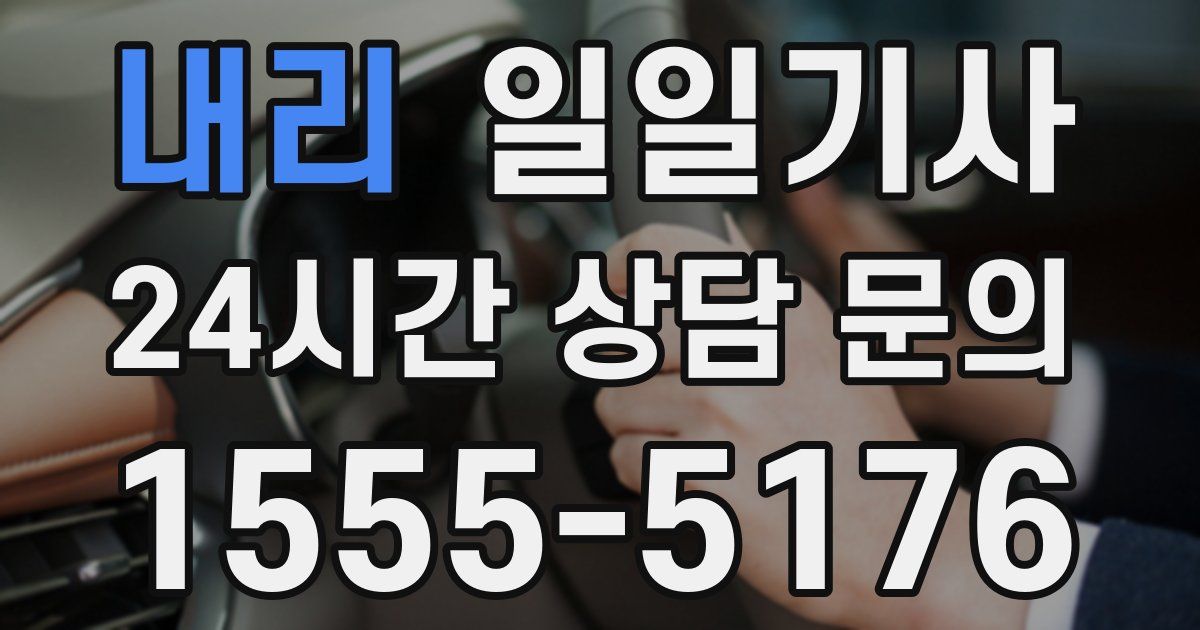 일일대리기사
