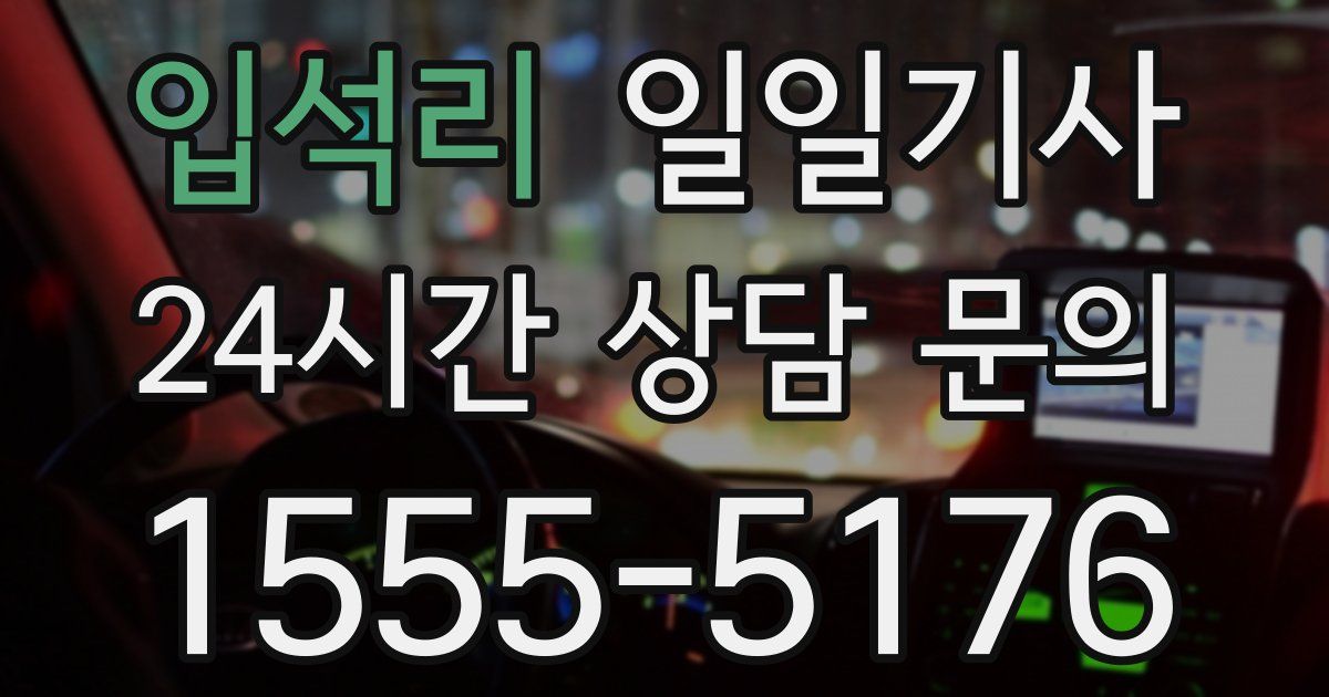 일일대리기사