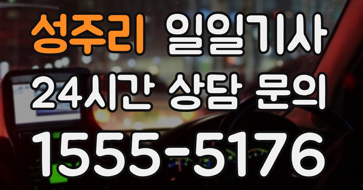 일일대리기사