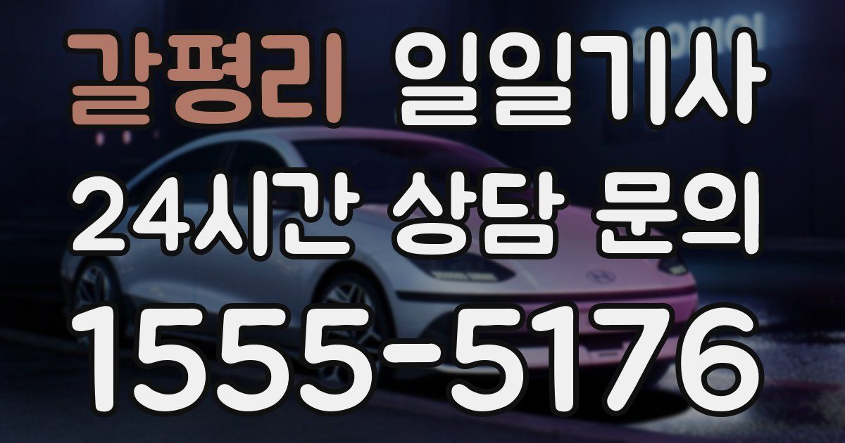 일일대리기사