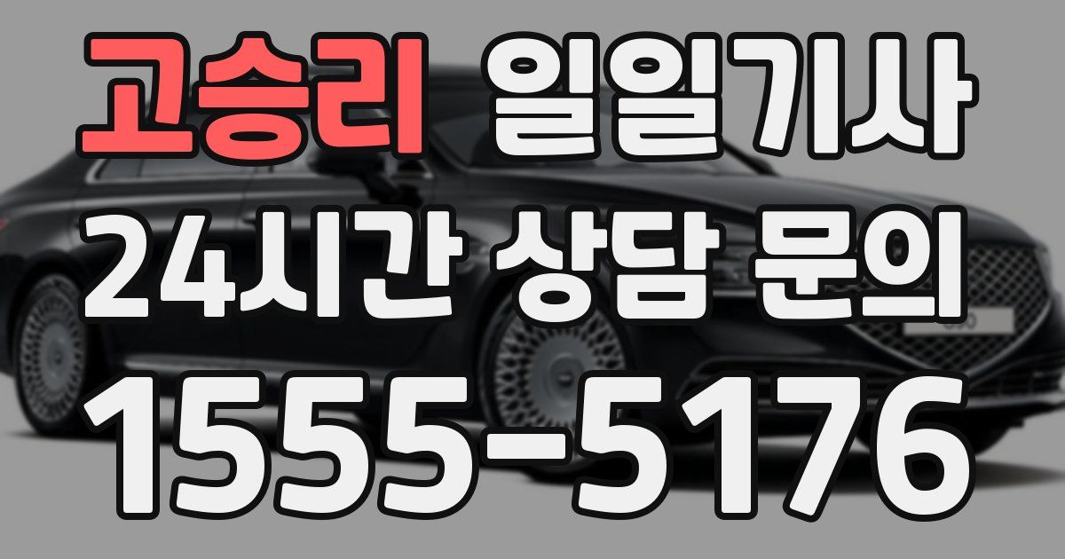 일일대리기사