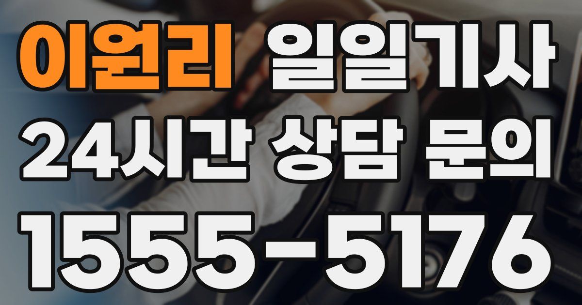 일일대리기사