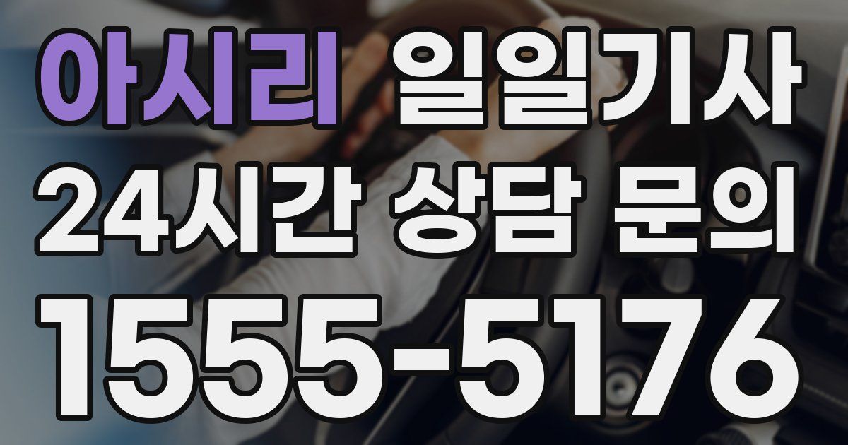 일일대리기사