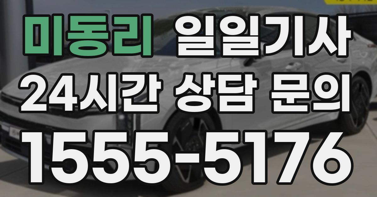 일일대리기사