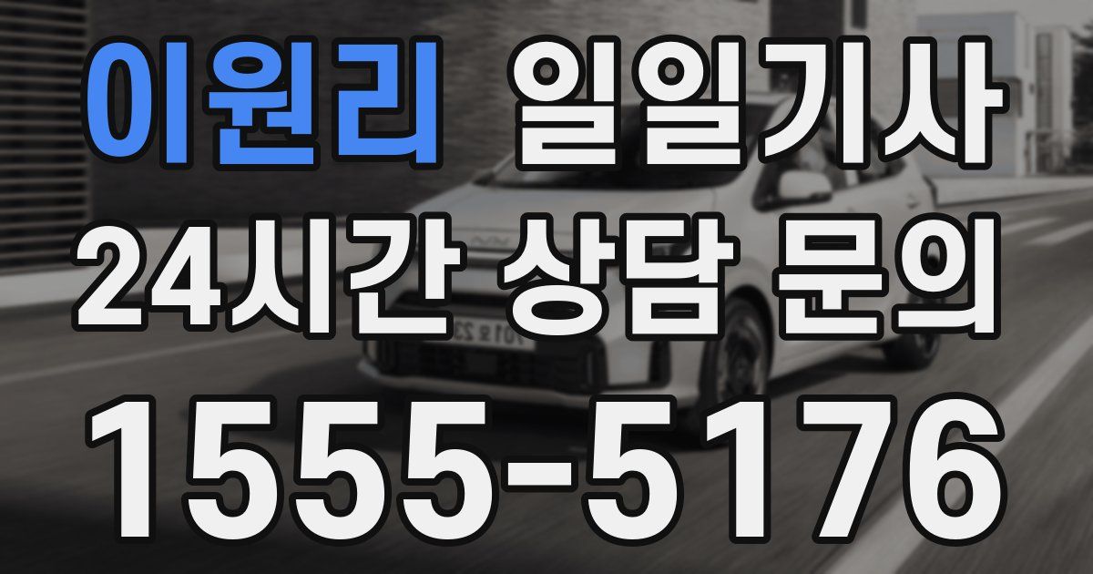 일일대리기사