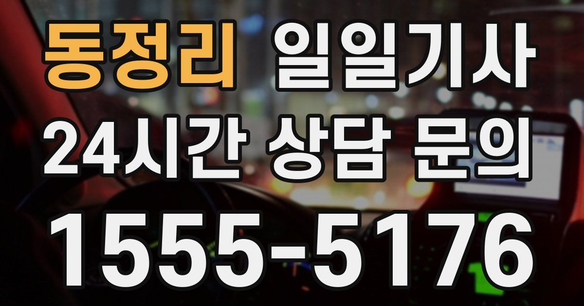 일일대리기사